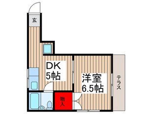 コーポ大田和の物件間取画像